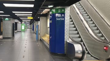 Visuel de la station de RER souterraine Chatelet